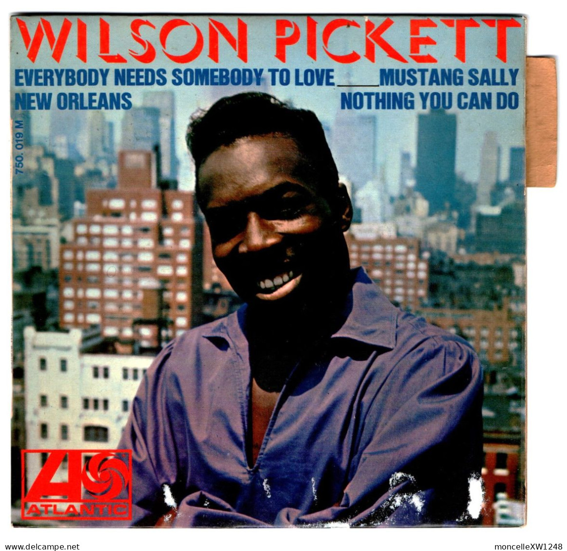 Wilson Pickett - 45 T EP Everybody Needs Somebody To Love (1967) - 45 G - Maxi-Single