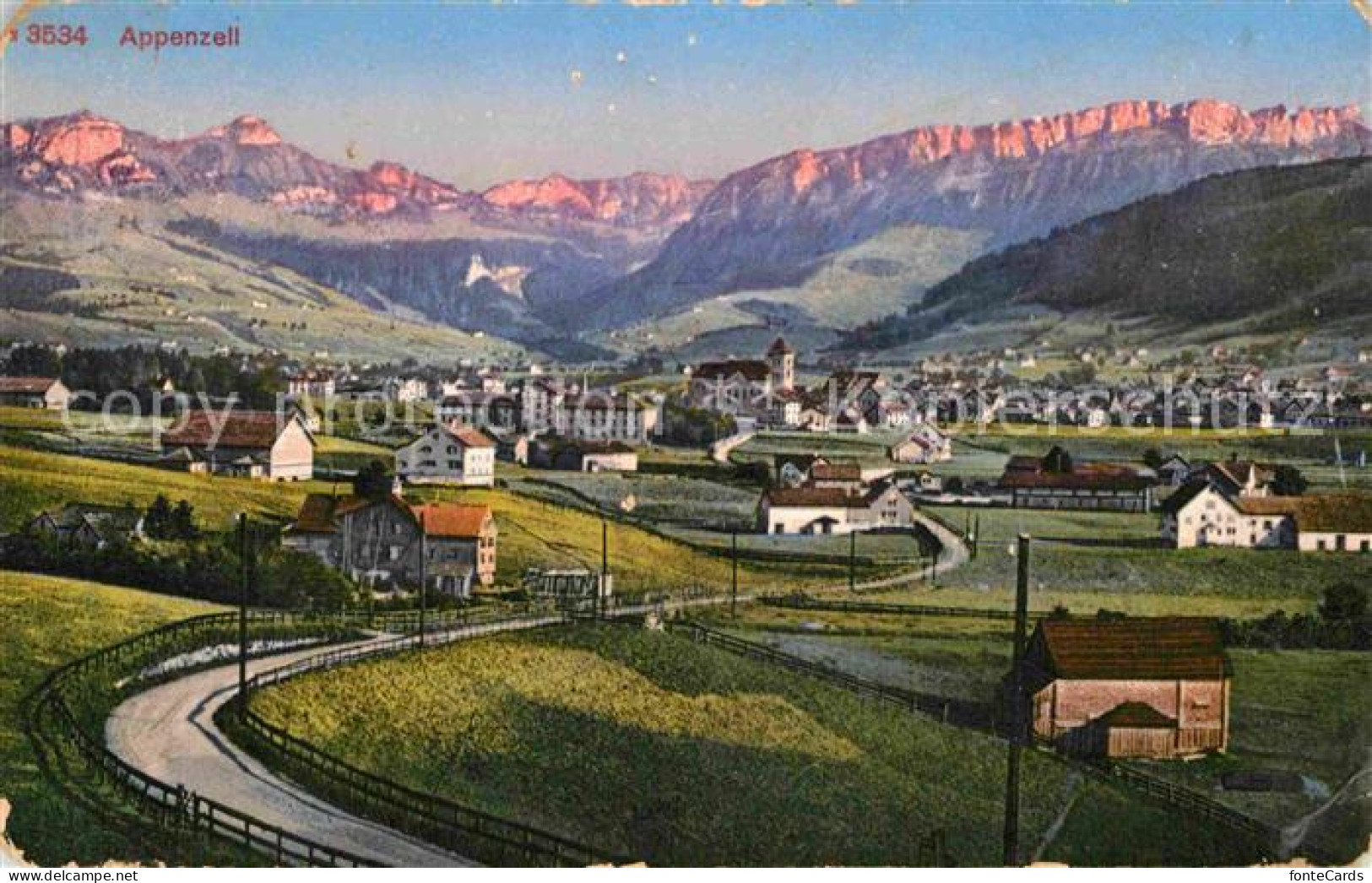 12732999 Appenzell IR Panorama Appenzell - Andere & Zonder Classificatie