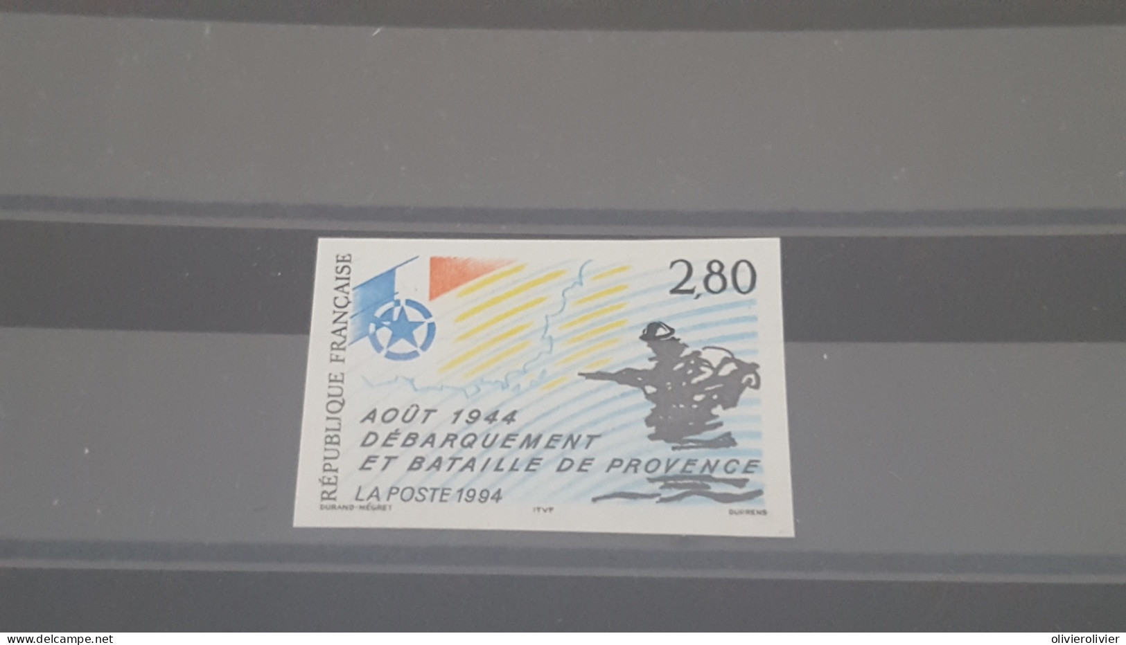 REF A3784 FRANCE  NEUF** NON DENTELE N°2895 VALEUR 45 EUROS - Collections