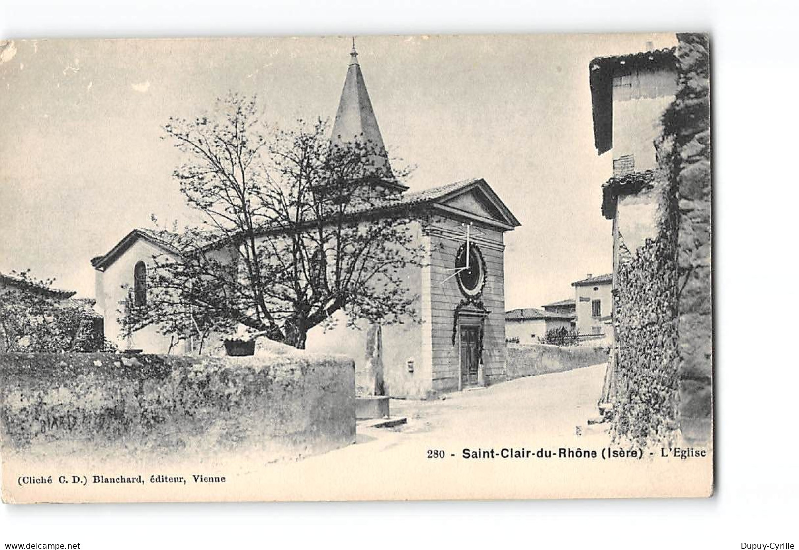 SAINT CLAIR DU RHONE - L'Eglise - Très Bon état - Other & Unclassified