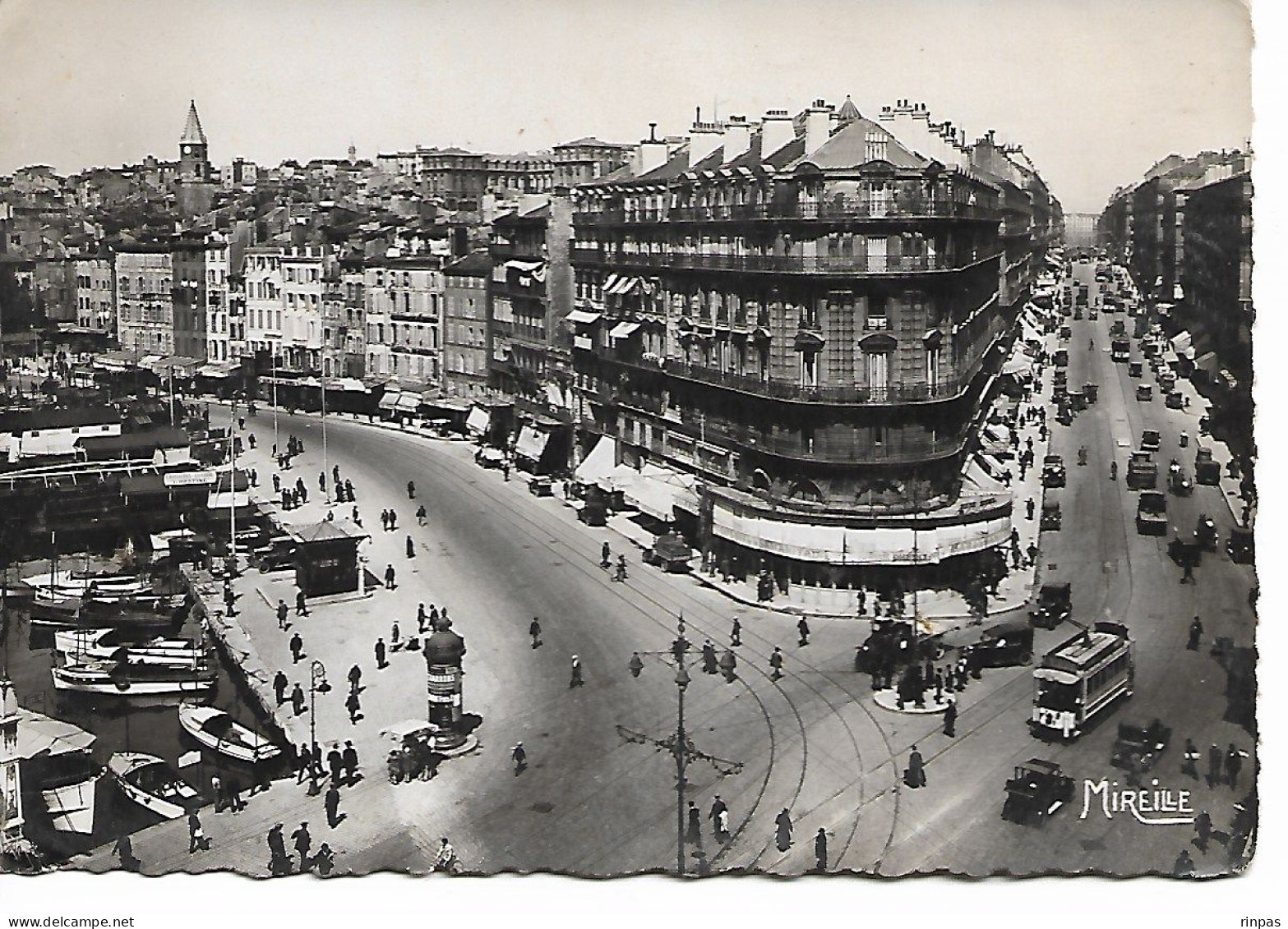 (13) MARSEILLE Quai Du Port Rue De La République  Voiture, Auto, Tacot Trolley Trolleybus Tramway 139 ( Bouche Du Rhone) - Canebière, Centro Città