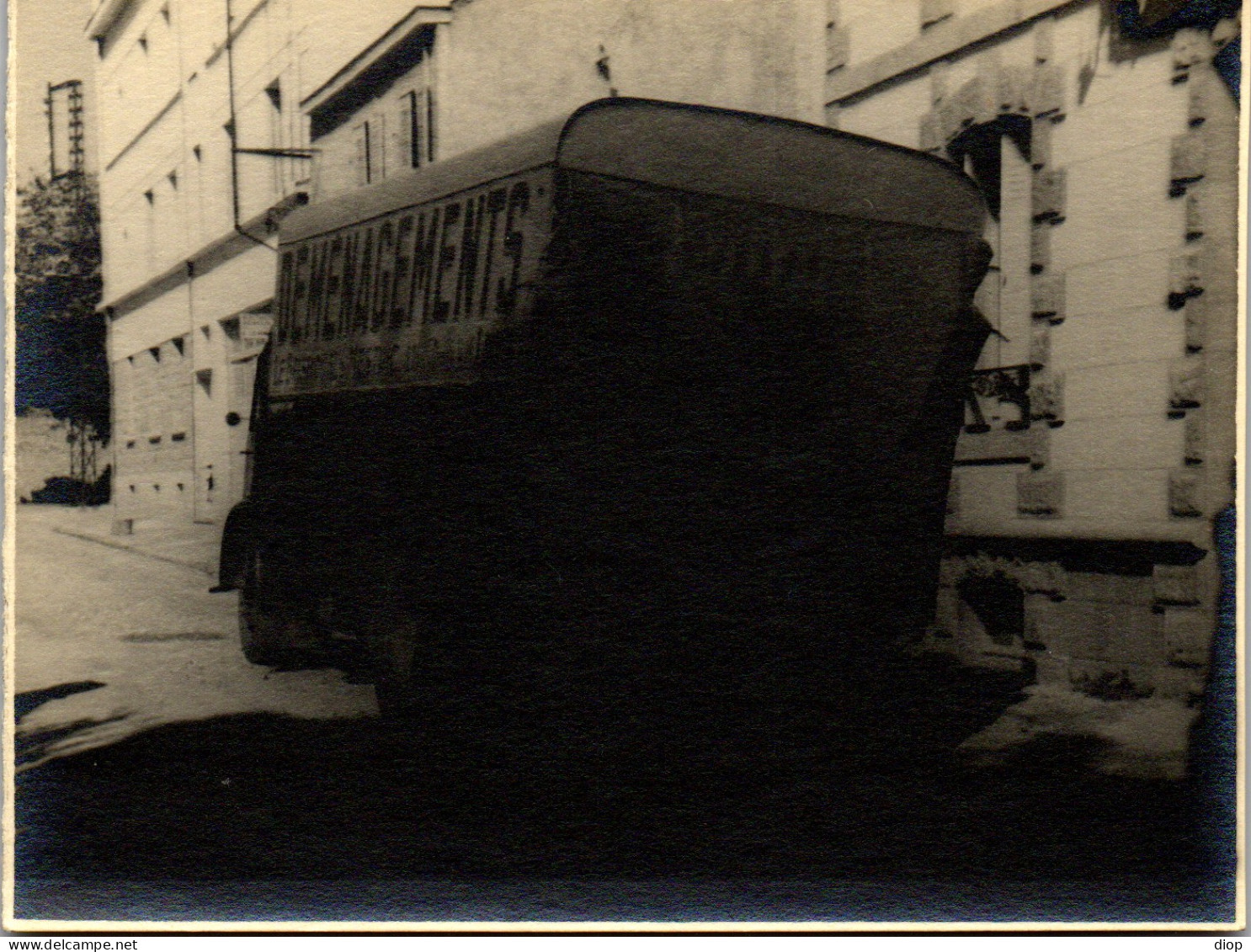 Photographie Photo Vintage Snapshot Amateur Camion Morbihan Le Brishoual Mestric - Treinen