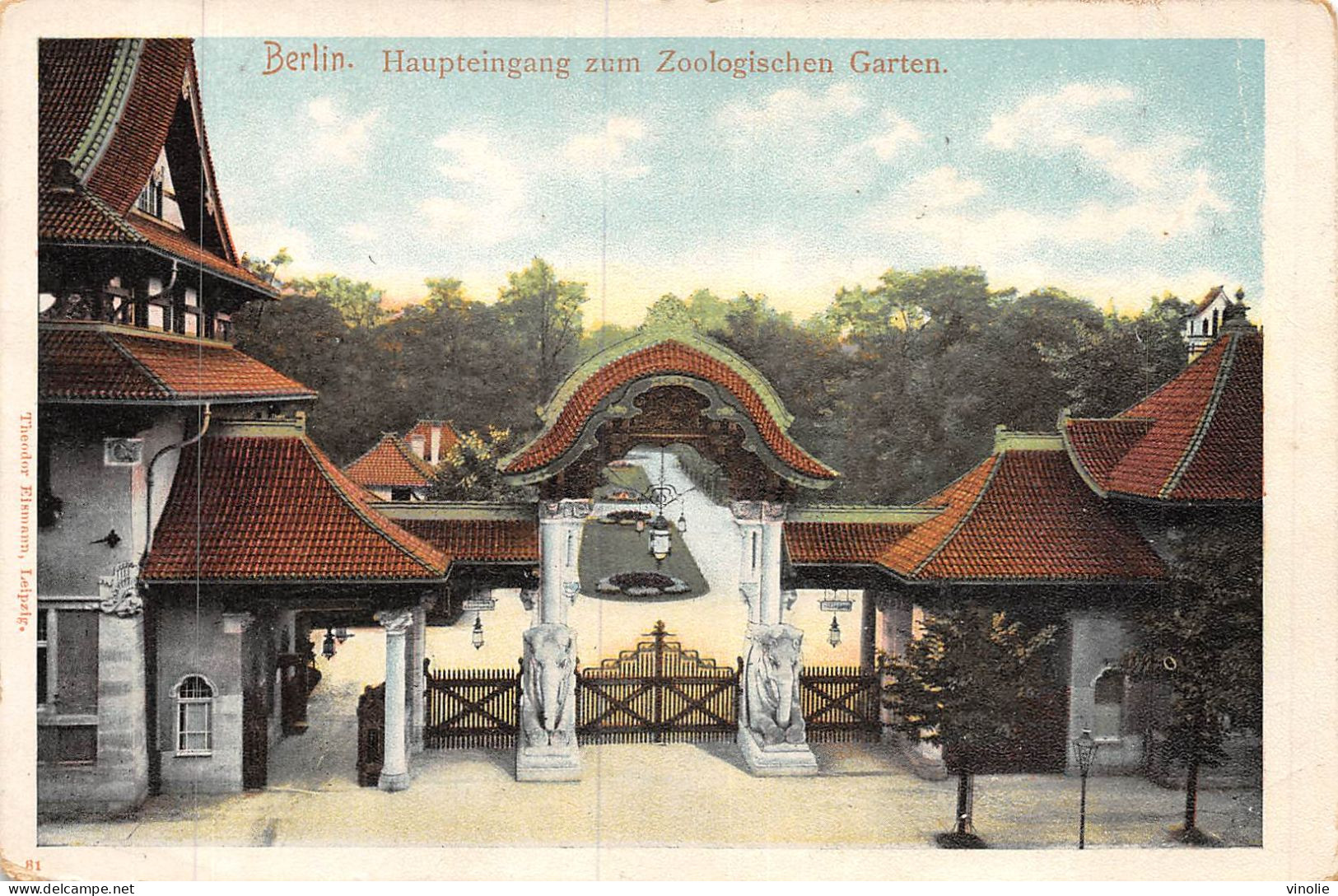 P-24-Mi-Is-1993 :  BERLIN. HAUPTEINGANG ZUL ZOOLOGISCHEN GARTEN - Other & Unclassified