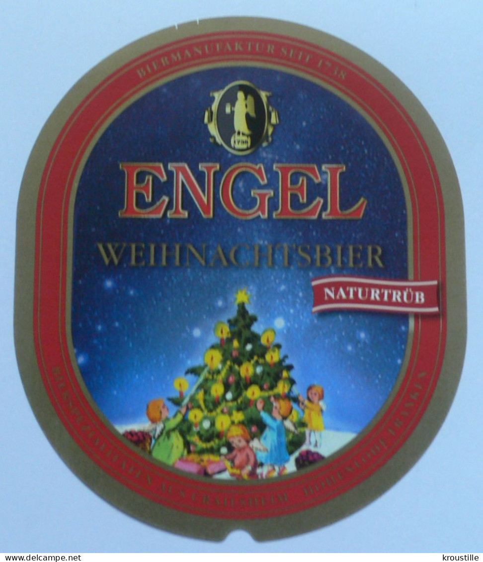 THEME NOEL : ETIQUETTE BIERE ENGEL WEIHNACHSTBIER - NEUVE - Beer