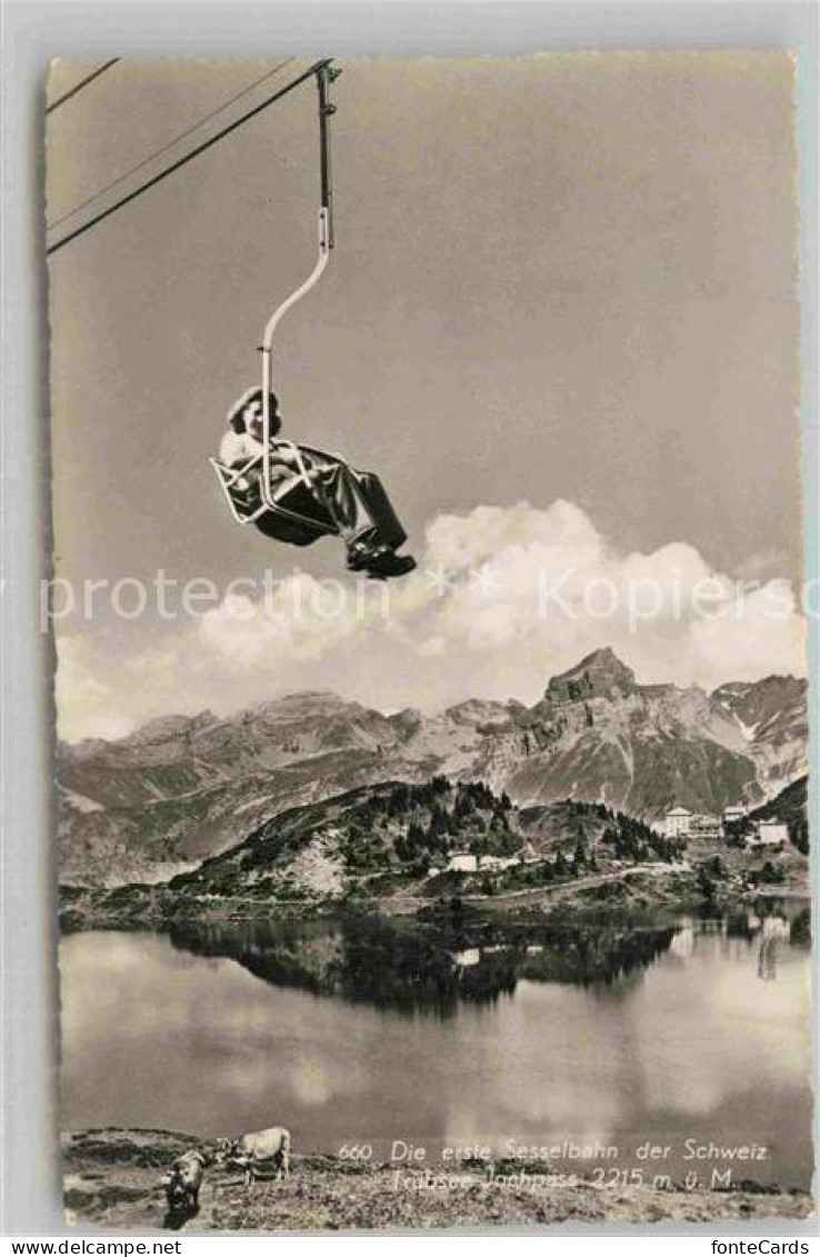 12731159 Truebsee OW Jochpass Erste Sesselbahn Schweiz Engelberg - Sonstige & Ohne Zuordnung