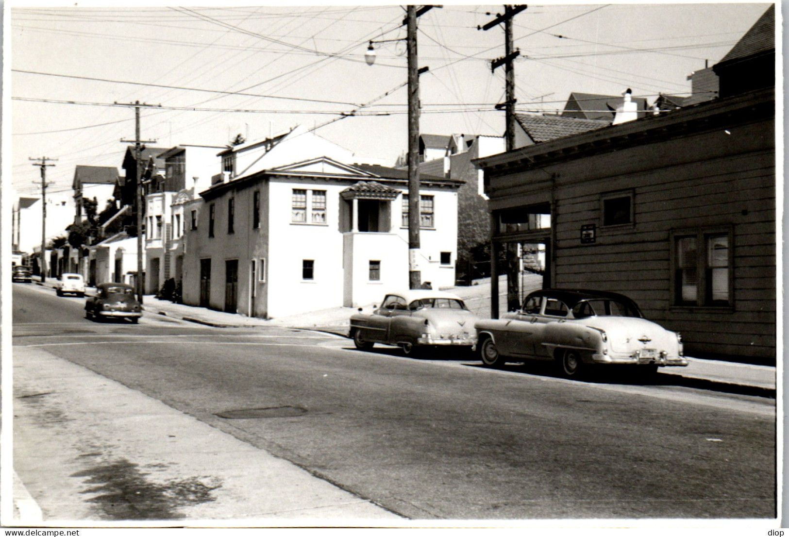 Photographie Photo Vintage Snapshot Amateur Automobile Voiture San Francisco - Automobile