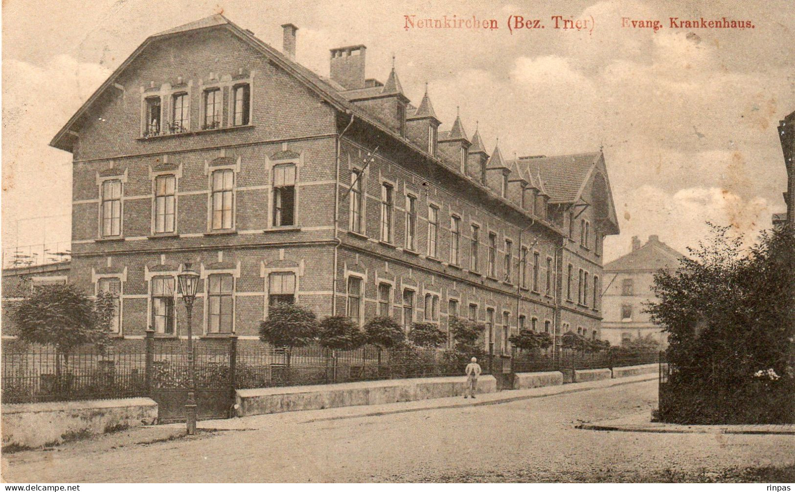 (Allemagne) NEUNKIRCHEN NENNKIRCHEN Bez Trier Evang Krankenhaus 24 11 1914 - Altri & Non Classificati