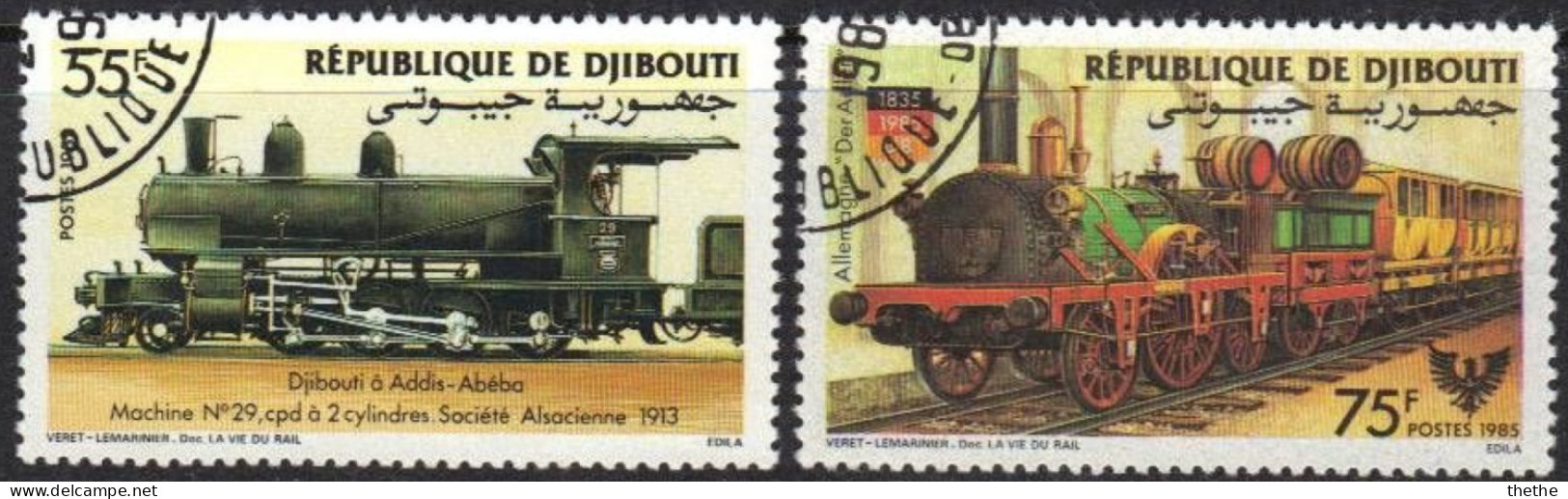 DJIBOUTI -  Locomotives - Eisenbahnen