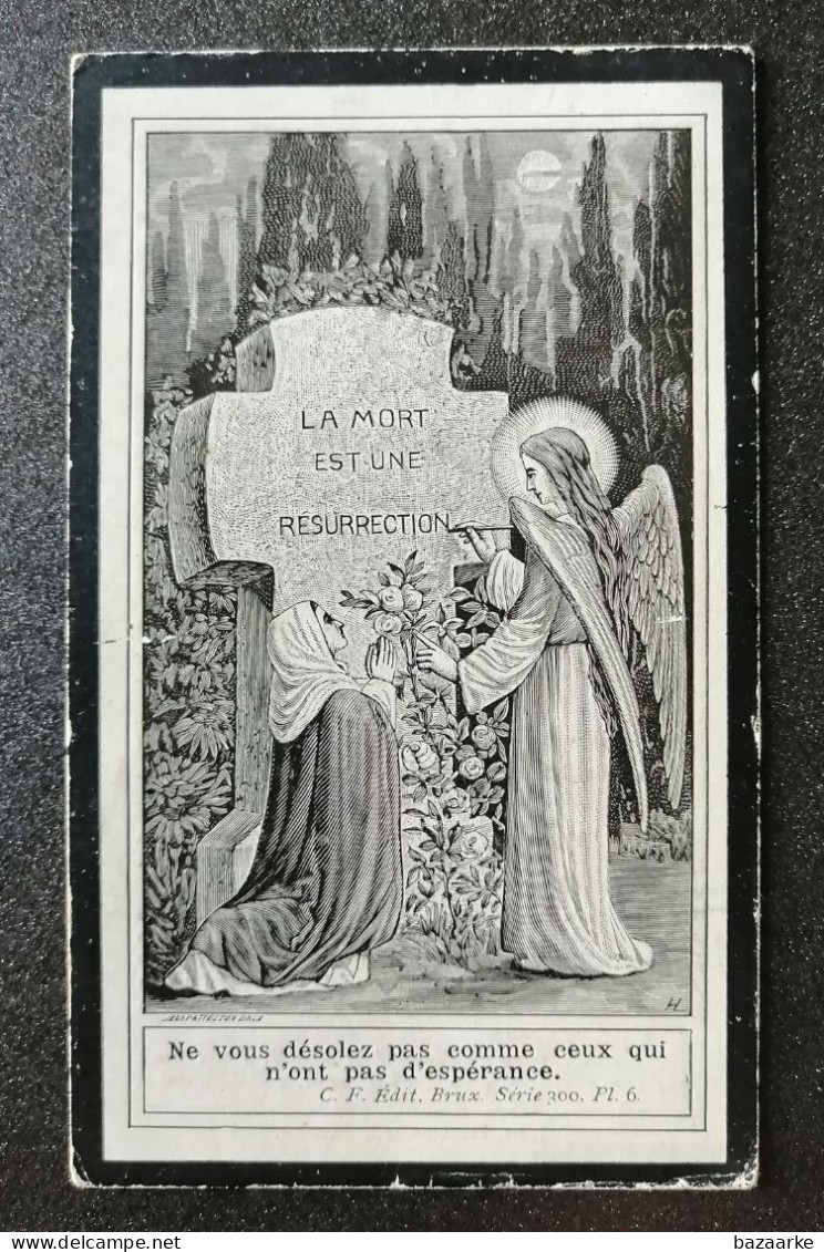 HENRI -JOSEPH-HUBERT DELÉE ° VISÉ 1862 + 1923  /  DAME ADÈLE COULON / BUDO - Devotion Images