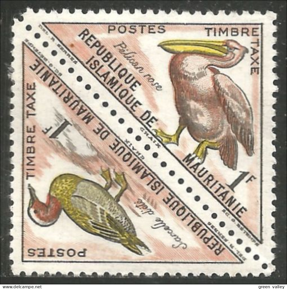 OI-186 Mauritanie Oiseaux Birds Pelican Canard Duck Ente Anatra Pato Eend **/* - Altri & Non Classificati