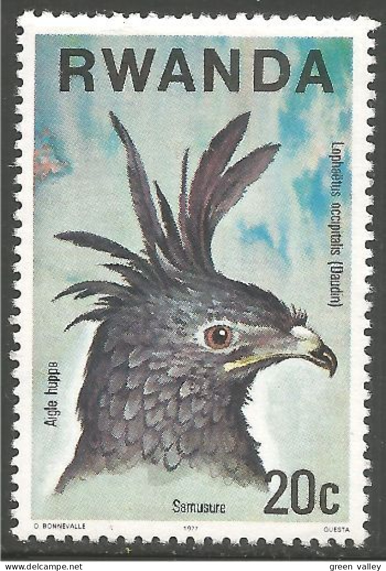 OI-137 Rwanda Aigle Eagle Adler Aguia Aguila Adelaar Aquila MNH ** Neuf SC - Arends & Roofvogels