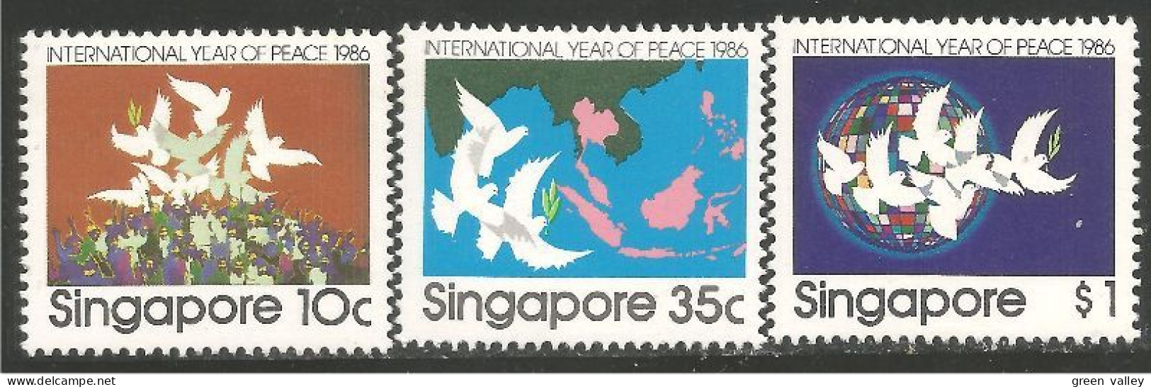 OI-122 Singapour Colomba Colombe Duif Taube Paloma MNH ** Neuf SC - Palomas, Tórtolas