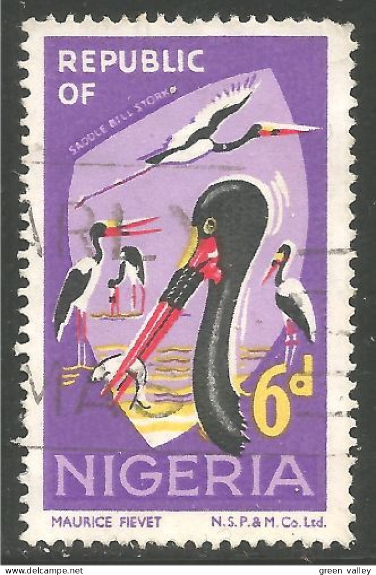 OI-88 Nigeria Cigogne Stork Stark Garca-real - Cranes And Other Gruiformes