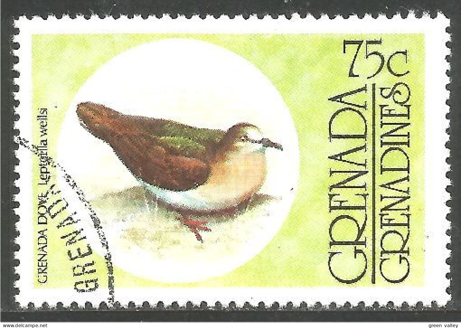 OI-69b Grenada Dove Colombe Pigeon Colomba Duif Taube Paloma - Duiven En Duifachtigen