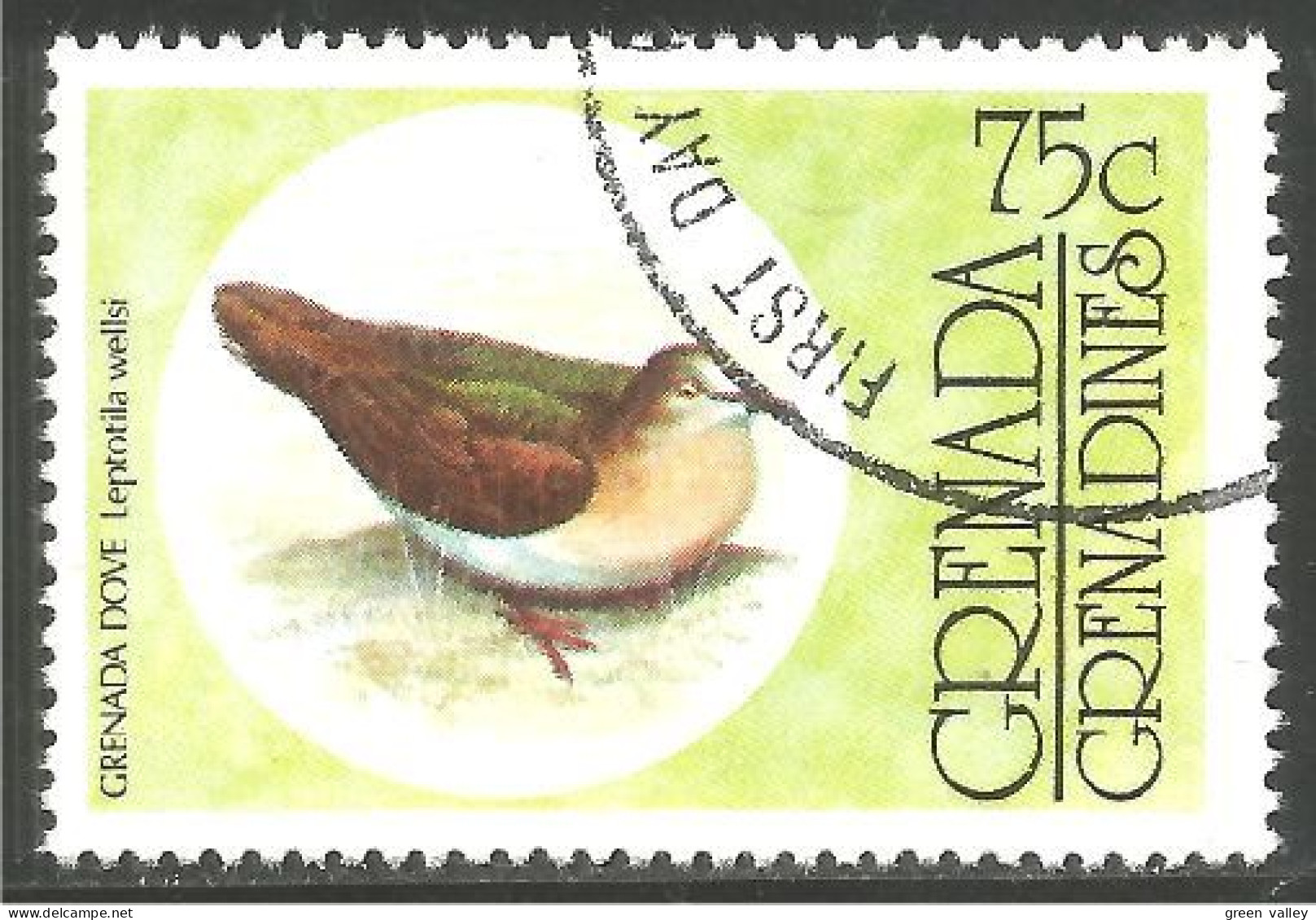 OI-69a Grenada Dove Colombe Pigeon Colomba Duif Taube Paloma - Sonstige & Ohne Zuordnung