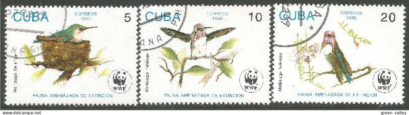 OI-57 Cuba WWF Oiseau Bird Uccello Vogel Oiseau-mouche Colibri Hummingbird - Autres & Non Classés