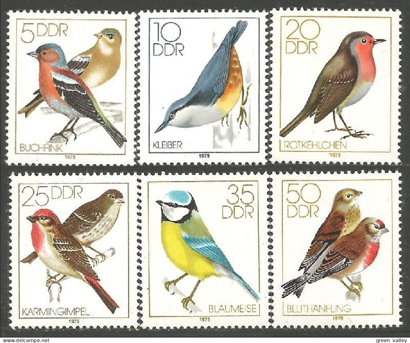 OI-54 DDR Oiseau Bird Uccello Vogel MNH ** Neuf SC - Andere & Zonder Classificatie