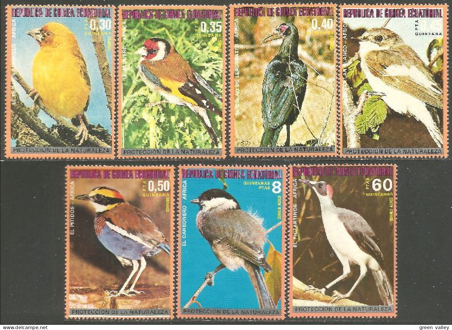 OI-48d Guinea Oiseau Bird Uccello Vogel MNH ** Neuf SC - Sperlingsvögel & Singvögel