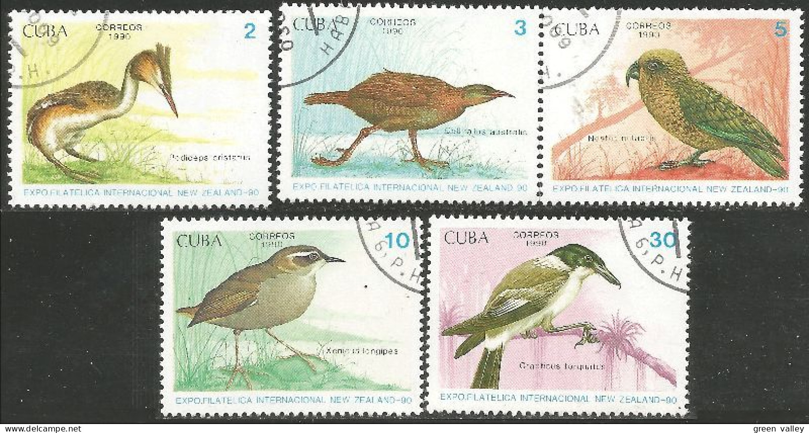 OI-44c Cuba New Zealand 90 Oiseau Bird Uccello Vogel - Altri & Non Classificati