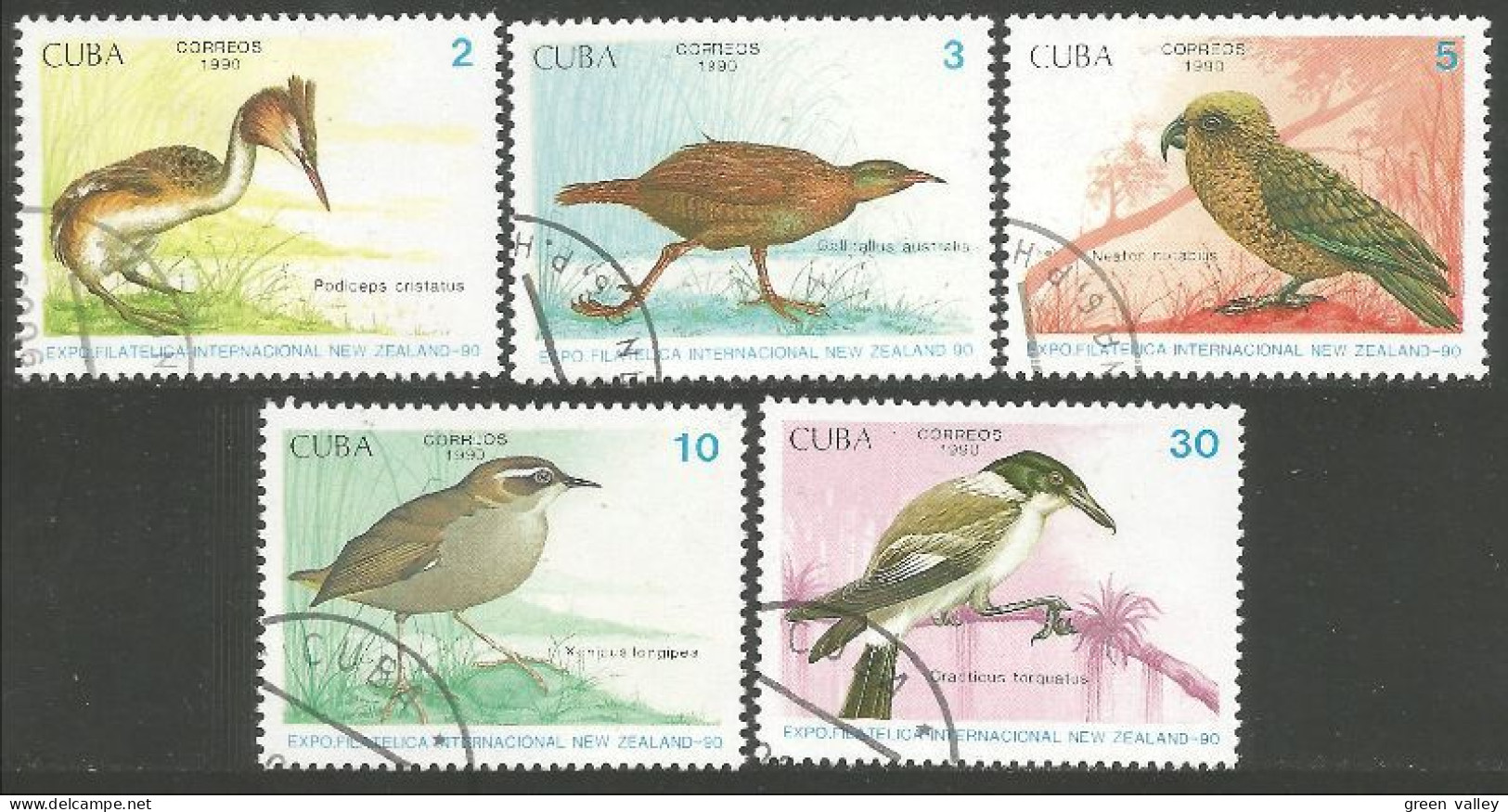 OI-44d Cuba New Zealand 90 Oiseau Bird Uccello Vogel - Expositions Philatéliques