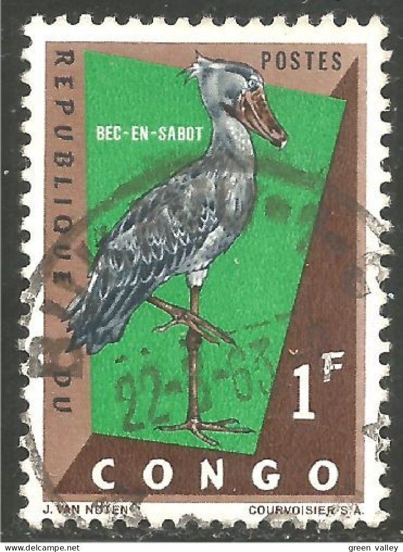 OI-29b Congo Oiseau Bec En Sabot Bird Vogel Pajaro Passaro Uccello - Autres & Non Classés