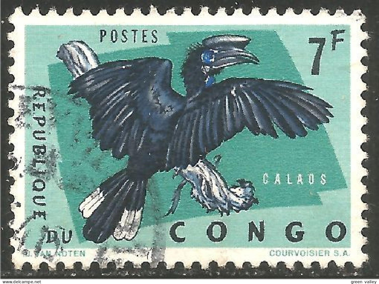 OI-32b Congo Oiseau Calaos Bird - Autres & Non Classés