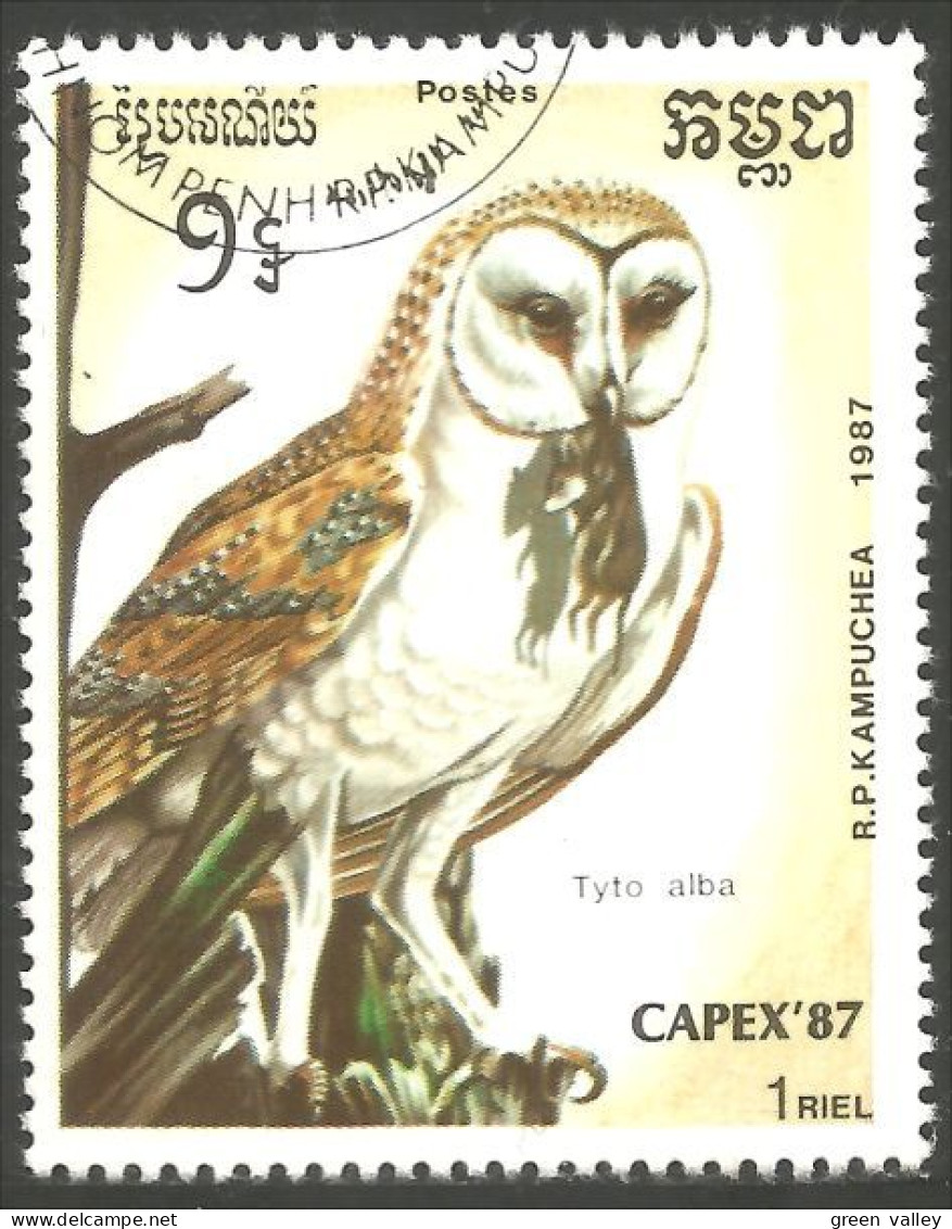 OI-15 Kampuchea Hibou Chouette Owl Eule Gufo Uil Buho - Búhos, Lechuza