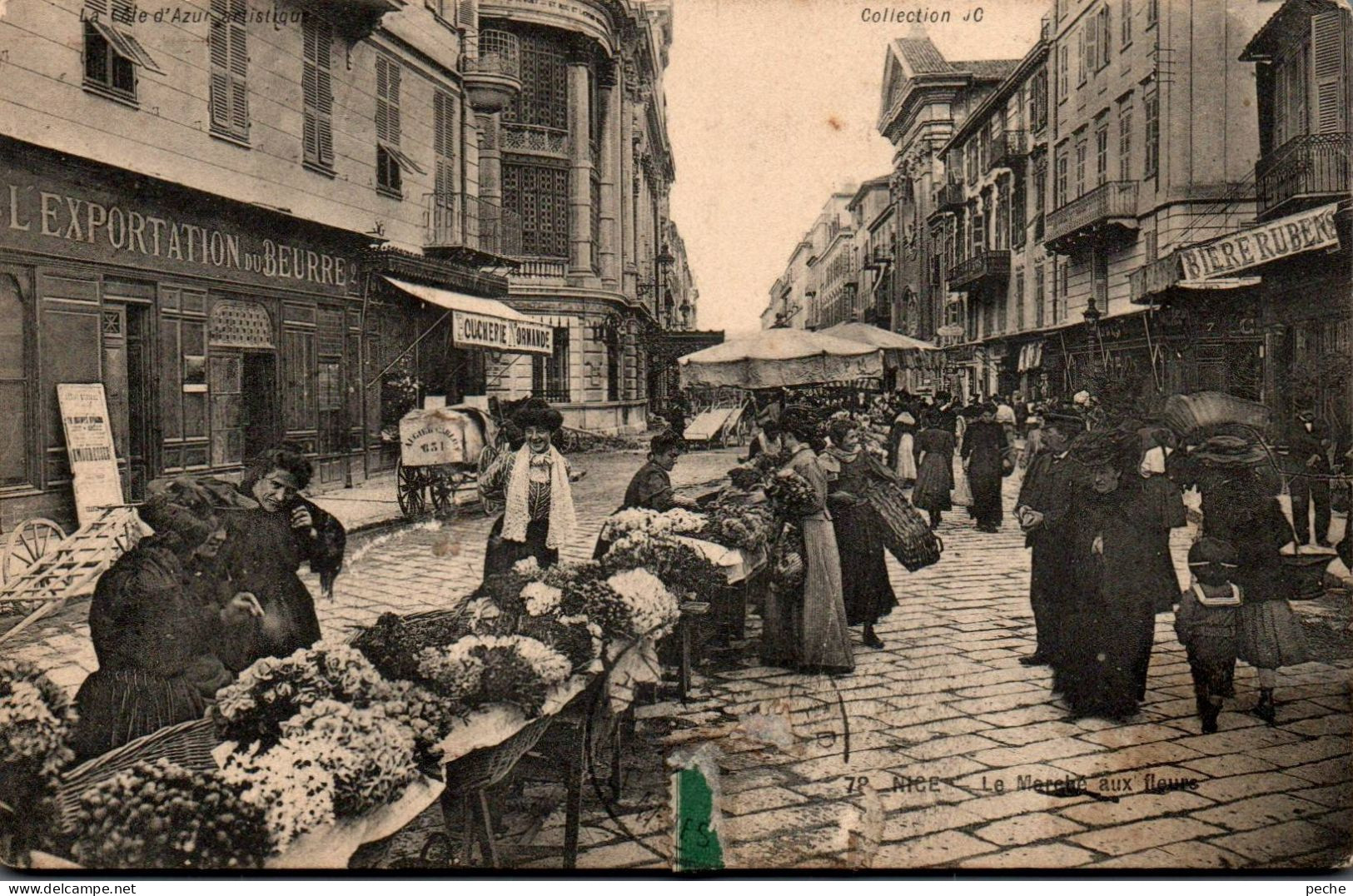 N°2559 W -cpa Nice -le Marché Aux Fleurs- - Markets, Festivals