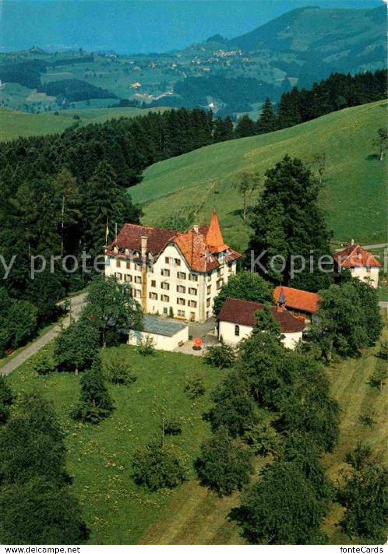 12727099 Menzingen Zug Ferienheim Erholungsheim Schwandegg Fliegeraufnahme Menzi - Autres & Non Classés