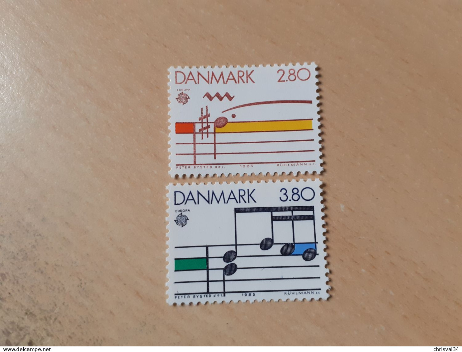 TIMBRES   DANEMARK   ANNEE   1985   N  839  /  840   NEUFS   LUXE** - Nuevos