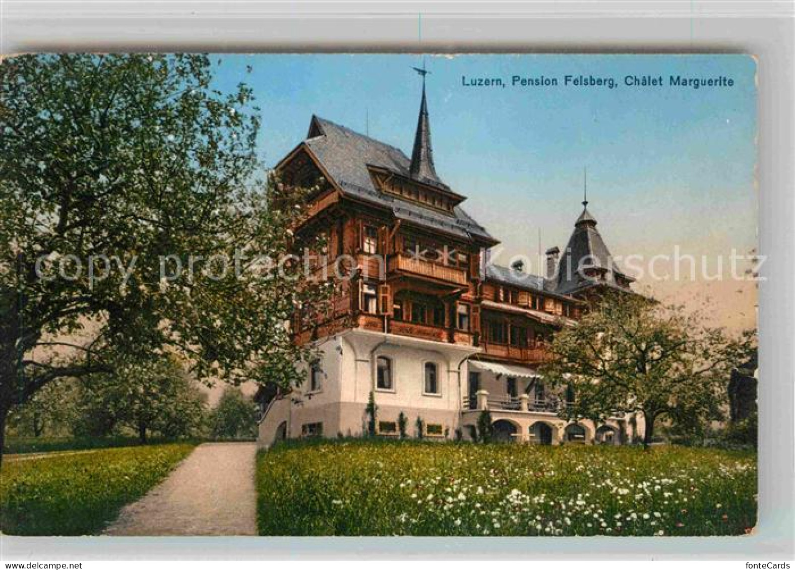 12726817 Luzern LU Pension Felsberg Chalet Marguerite Luzern LU - Autres & Non Classés