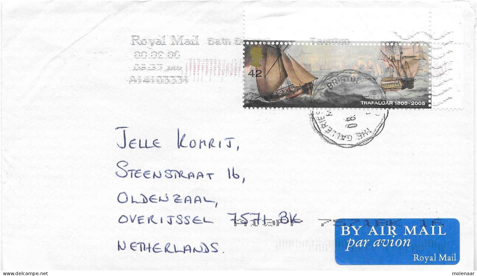 Postzegels > Europa > Groot-Brittannië > 1952-2022 Elizabeth II >brief 1 Postzegels  (17563) - Storia Postale