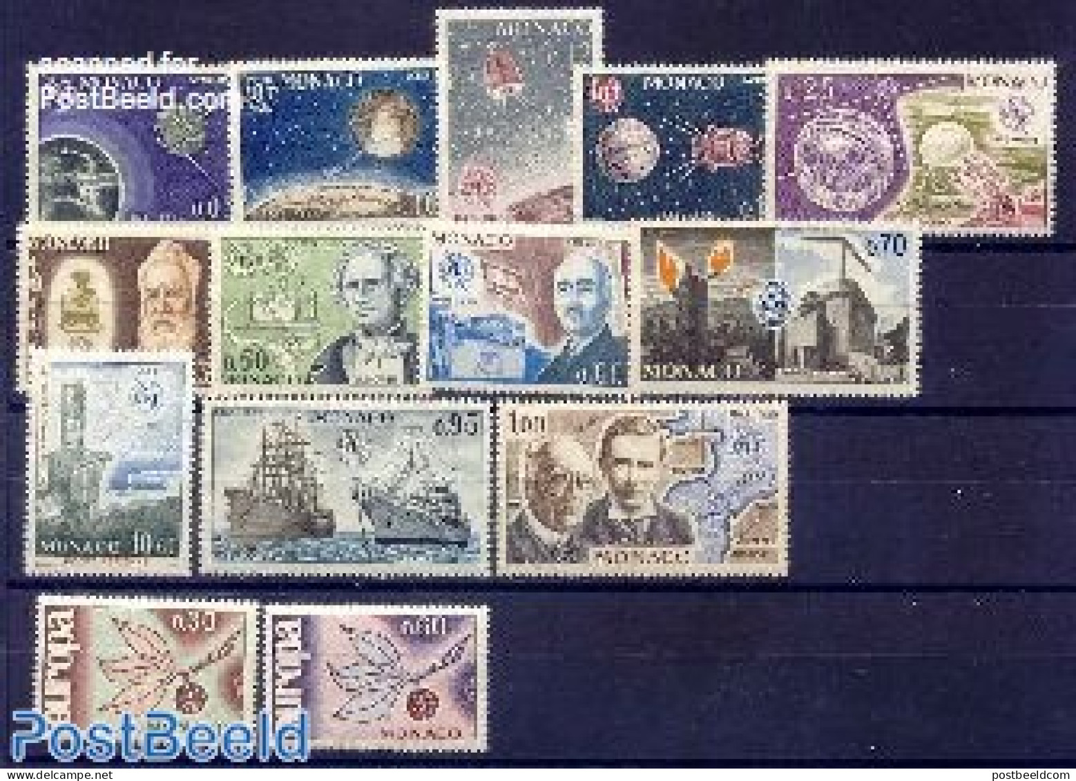 Monaco 1965 Yearset 1965, Complete, 14v, Mint NH, Various - Yearsets (by Country) - Nuevos