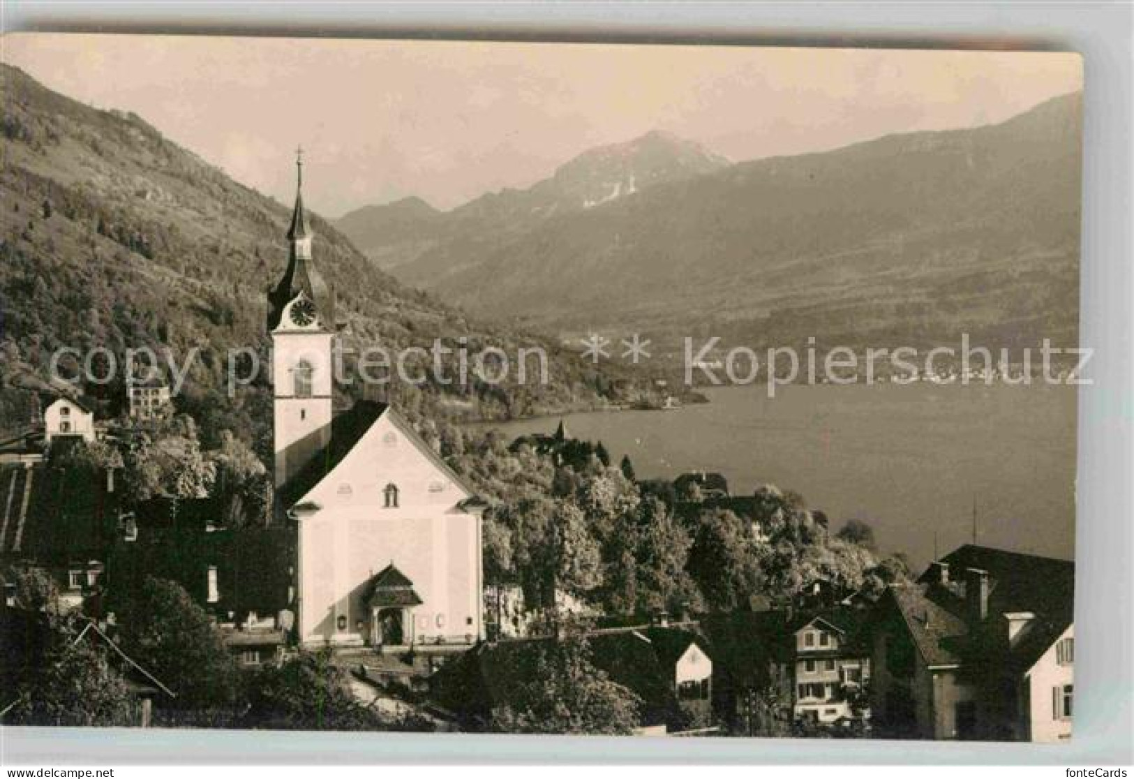 12724697 Walchwil Kirche Walchwil - Andere & Zonder Classificatie