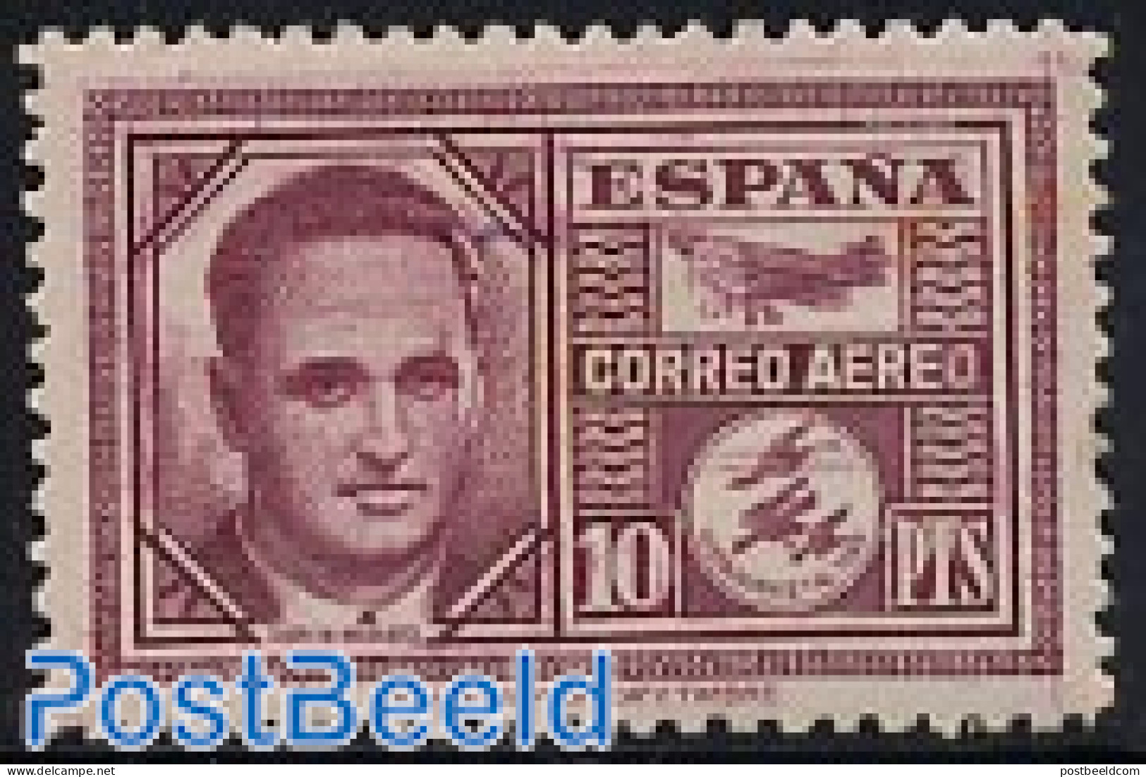 Spain 1945 J.G. Morato 1v, Mint NH, Transport - Aircraft & Aviation - Ongebruikt