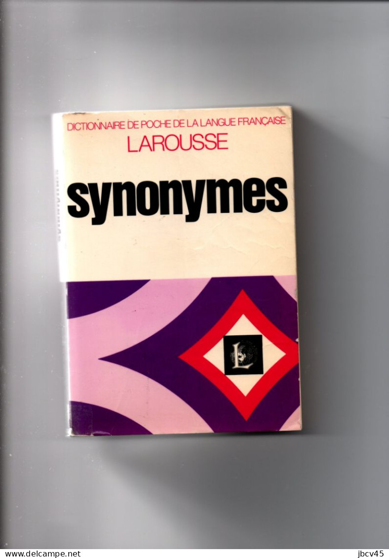 Dictionnaire De Poche Des SYNONYMES  Larousse 1977 - Wörterbücher