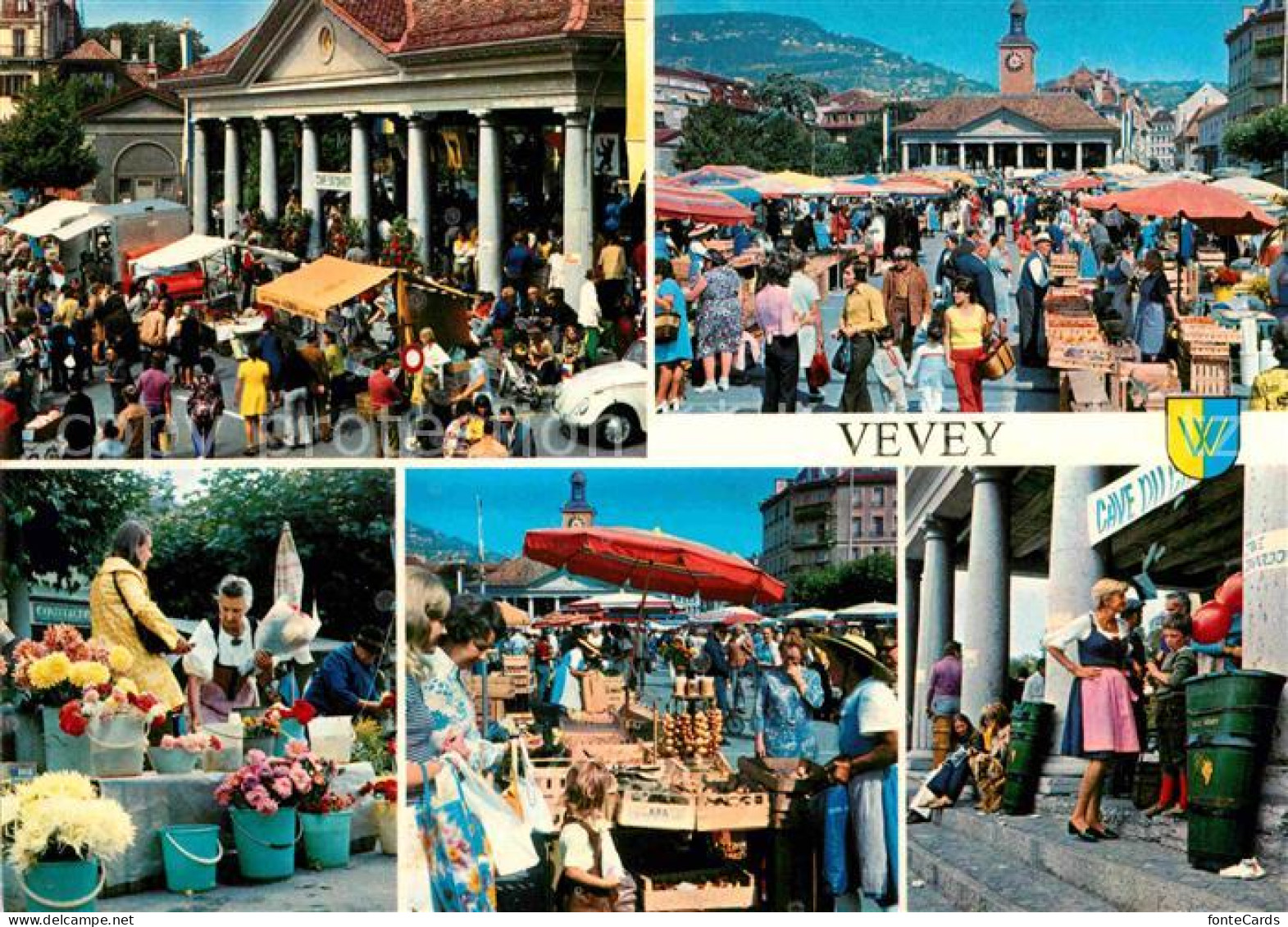 12723097 Vevey VD Le Marché Markt Vevey - Autres & Non Classés