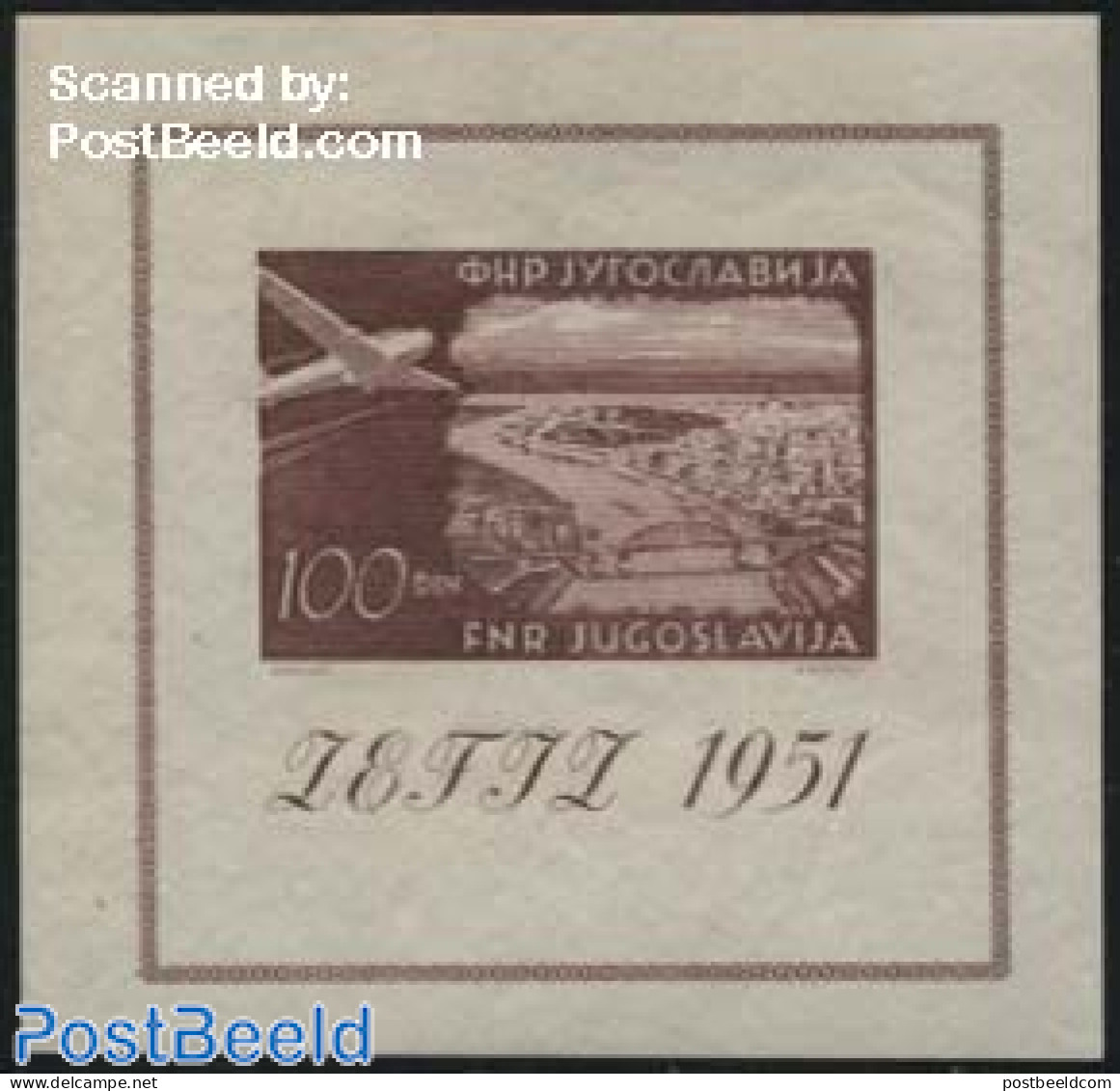 Yugoslavia 1951 Zefiz Exposition S/s, Mint NH - Unused Stamps