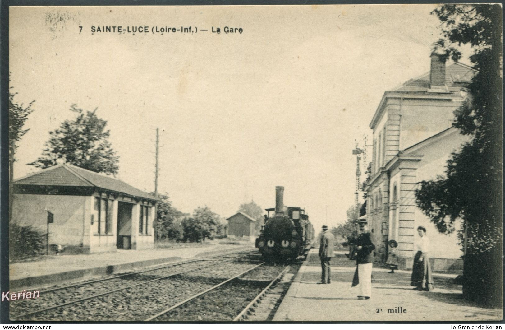 Sainte-Luce - La Gare - N° 7 F. Chapeau édit. - Voir 2 Scans & Descriptif - Andere & Zonder Classificatie