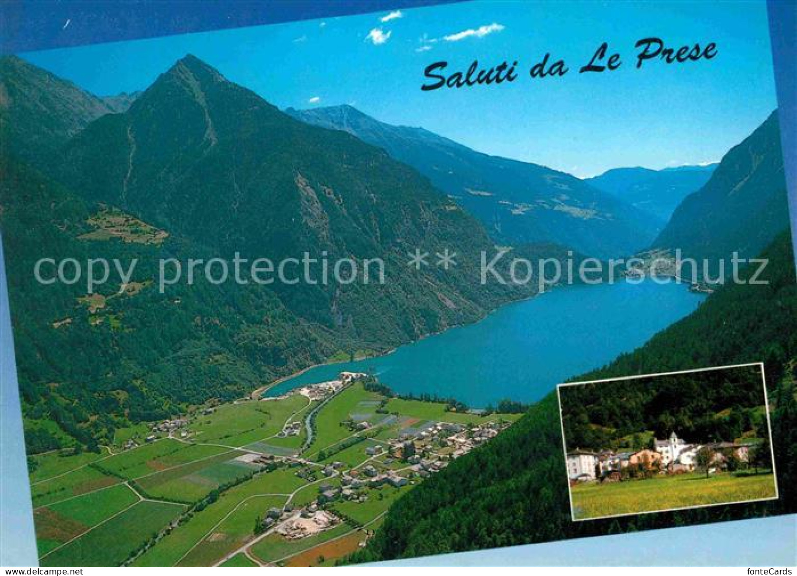 12722077 Le Prese Lago Di Poschiavo Alpen Fliegeraufnahme Le Prese - Otros & Sin Clasificación