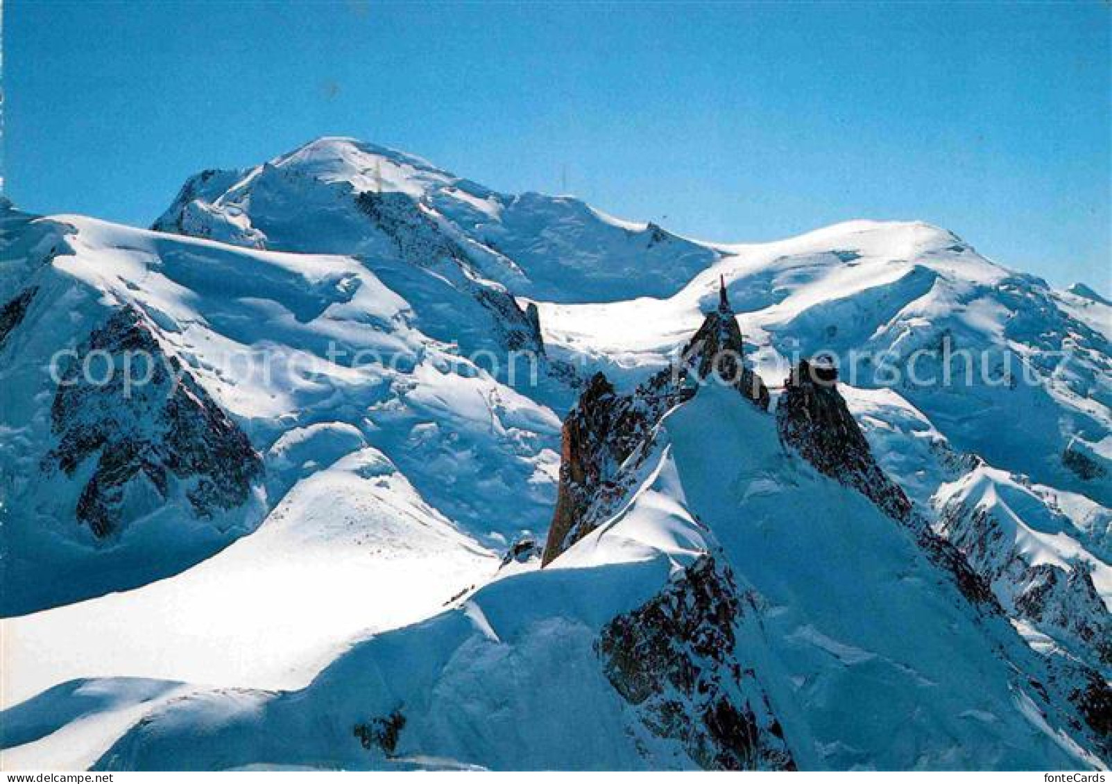12722047 Aiguille Du Midi Et Le Mont Blanc Gebirgspanorama Aiguille Du Midi - Autres & Non Classés