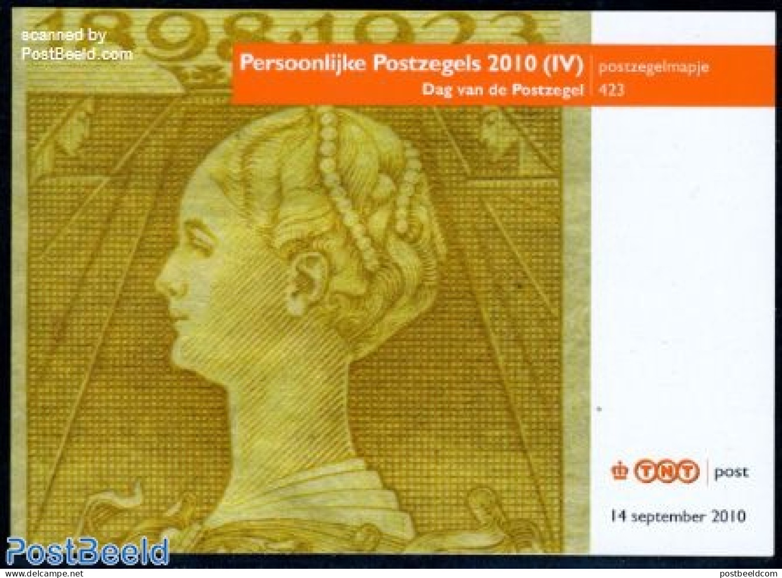 Netherlands 2010 Personal Stamp, Stamp Day Presentation Pack 423, Mint NH, Stamp Day - Stamps On Stamps - Ungebraucht