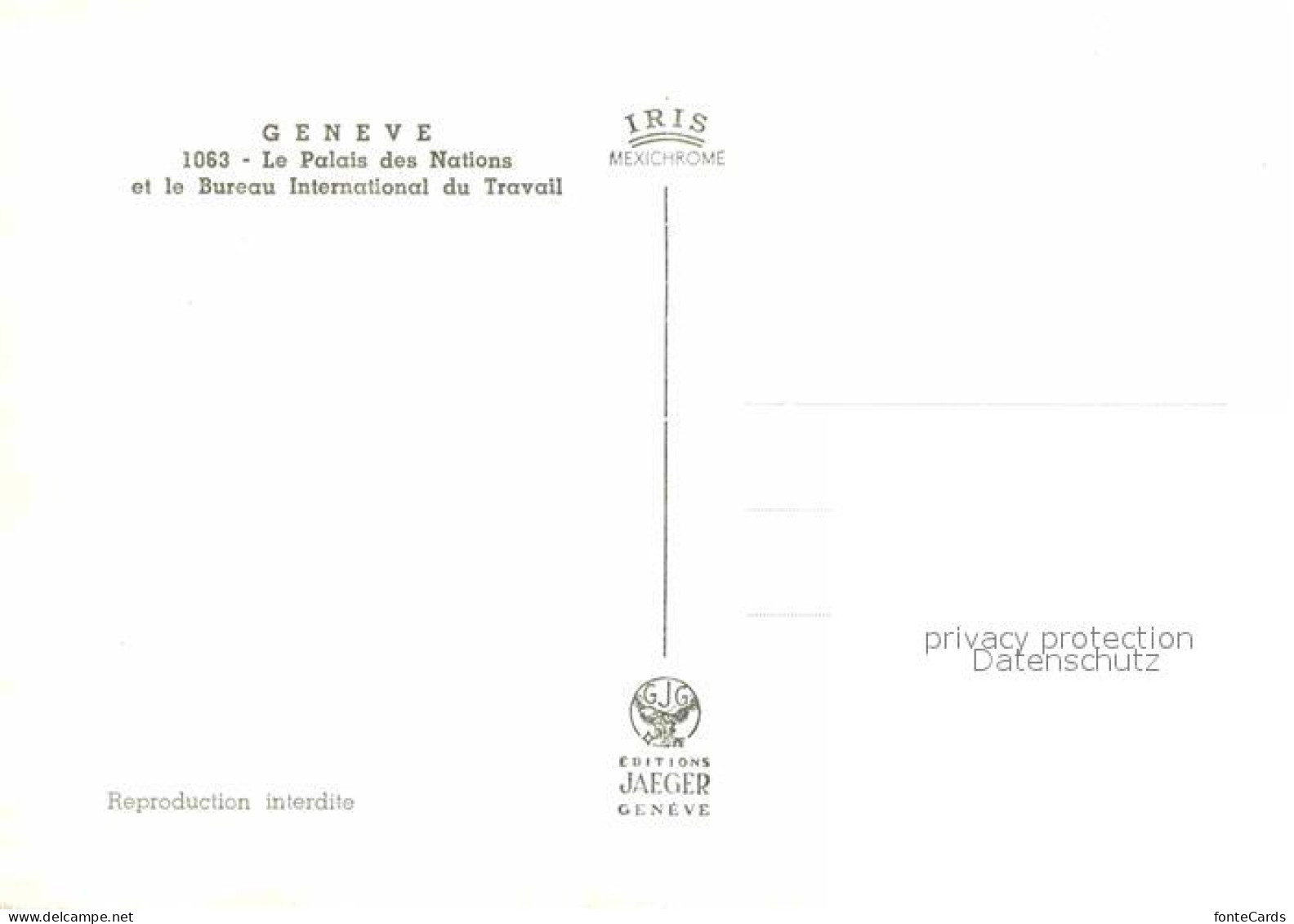 12721957 Geneve GE Fliegeraufnahme Le Palais Des Nations Geneve - Sonstige & Ohne Zuordnung
