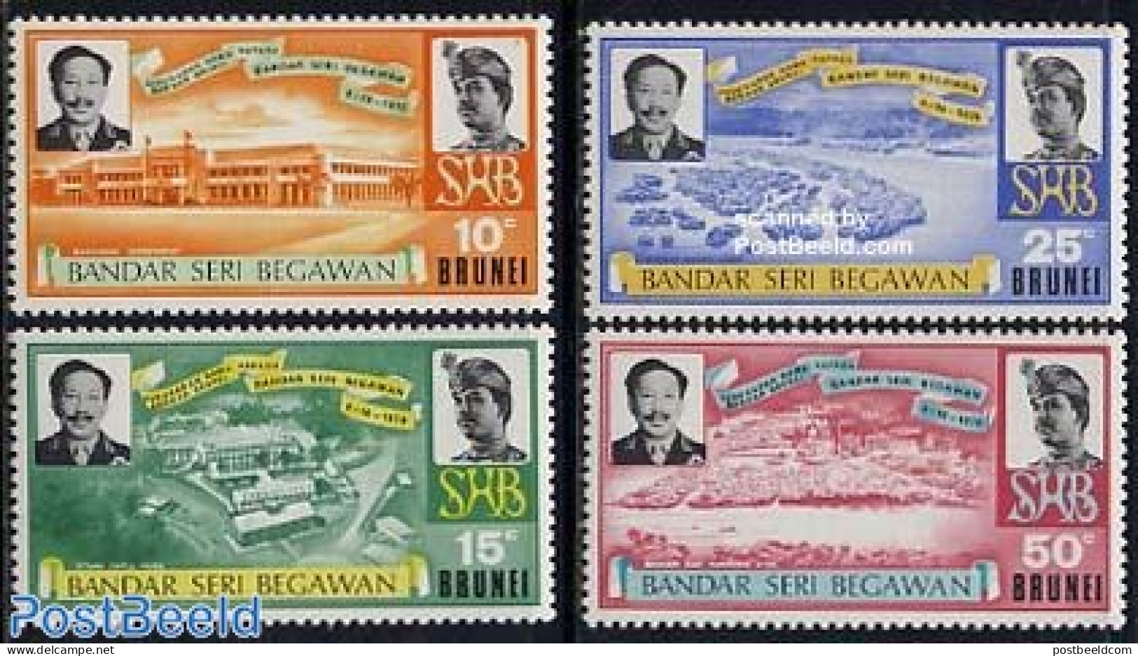 Brunei 1972 Bandar Seri Begawan 4v, Mint NH, Various - Lighthouses & Safety At Sea - Leuchttürme