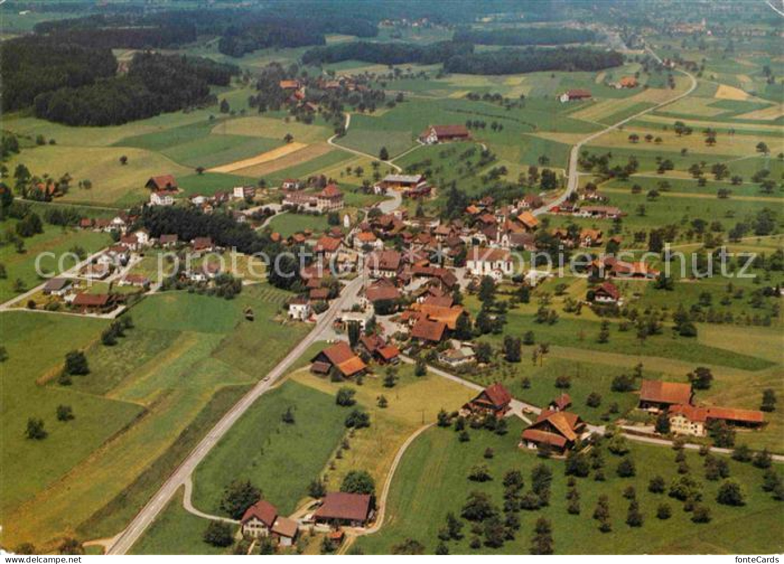 12721137 Muehlau Muri Fliegeraufnahme Muehlau Muri - Sonstige & Ohne Zuordnung