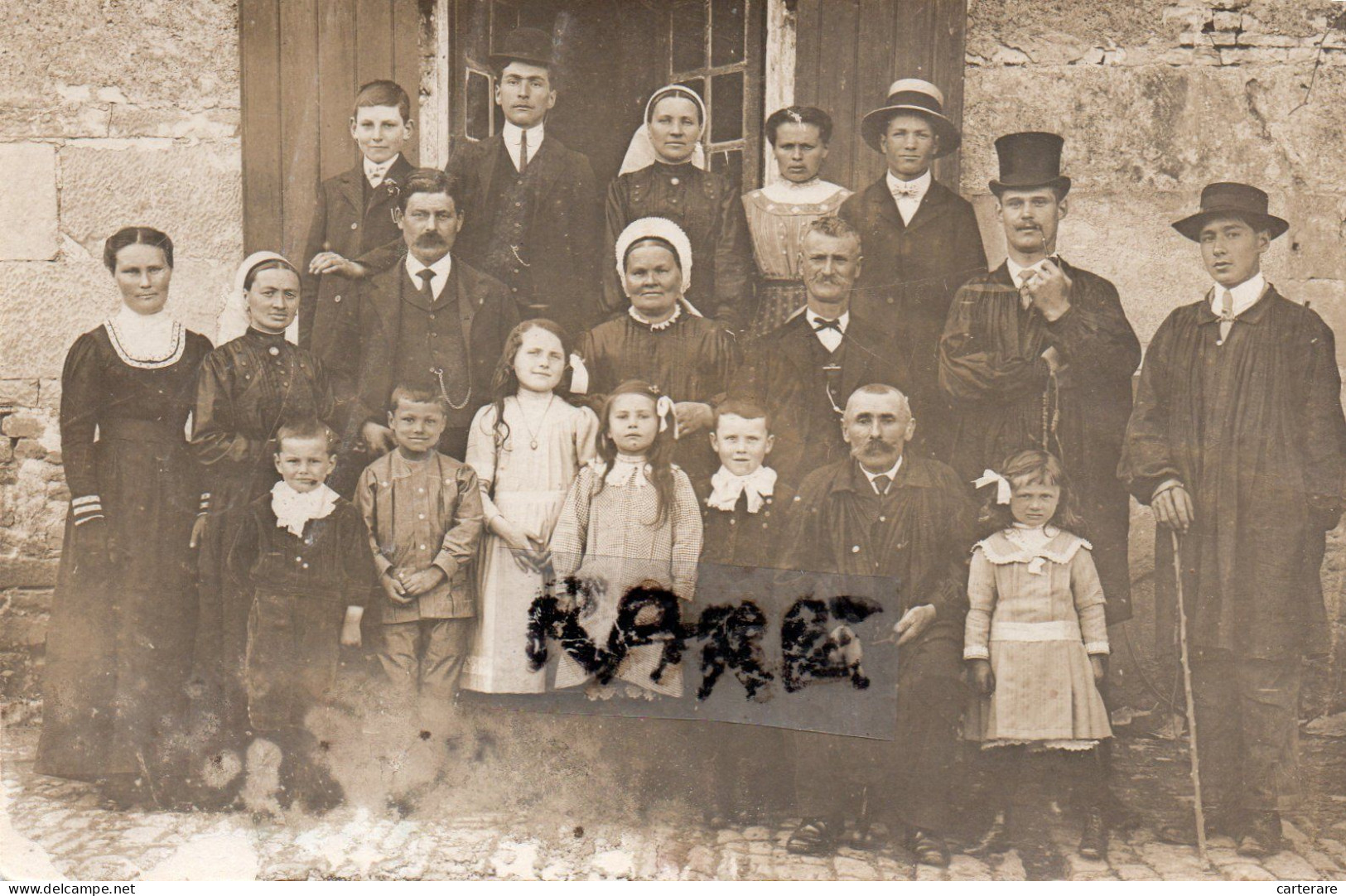 CARTE PHOTO,23,CREUSE,GUERET,1927,JOUR DE FETE DE LA TRINITE,RARE - Guéret