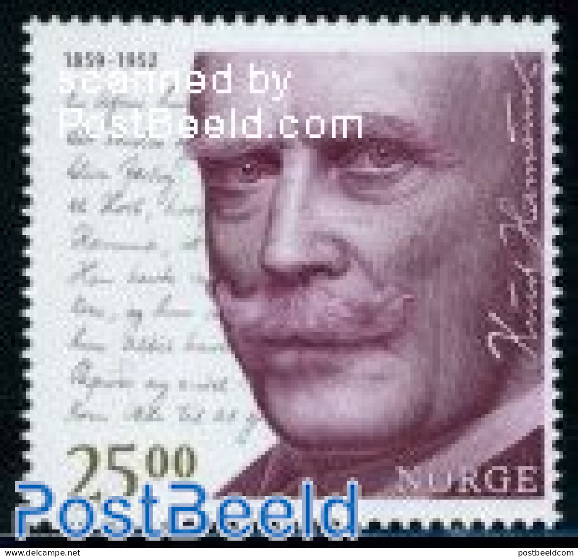 Norway 2009 Knut Hamsun 1v, Mint NH, Art - Authors - Unused Stamps