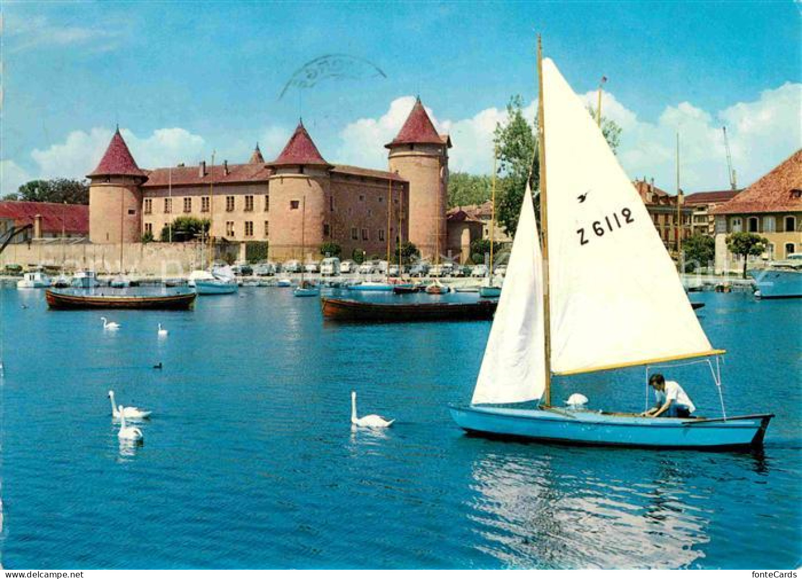 12720699 Morges Hafen Schloss Morges - Andere & Zonder Classificatie