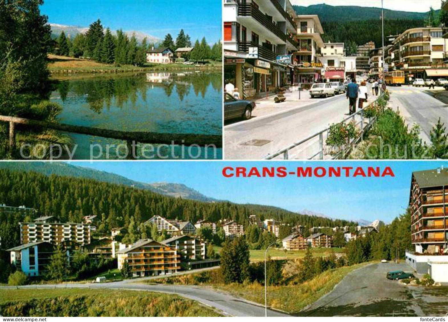 12720677 Crans-Montana Ansichten  Crans-Montana - Autres & Non Classés