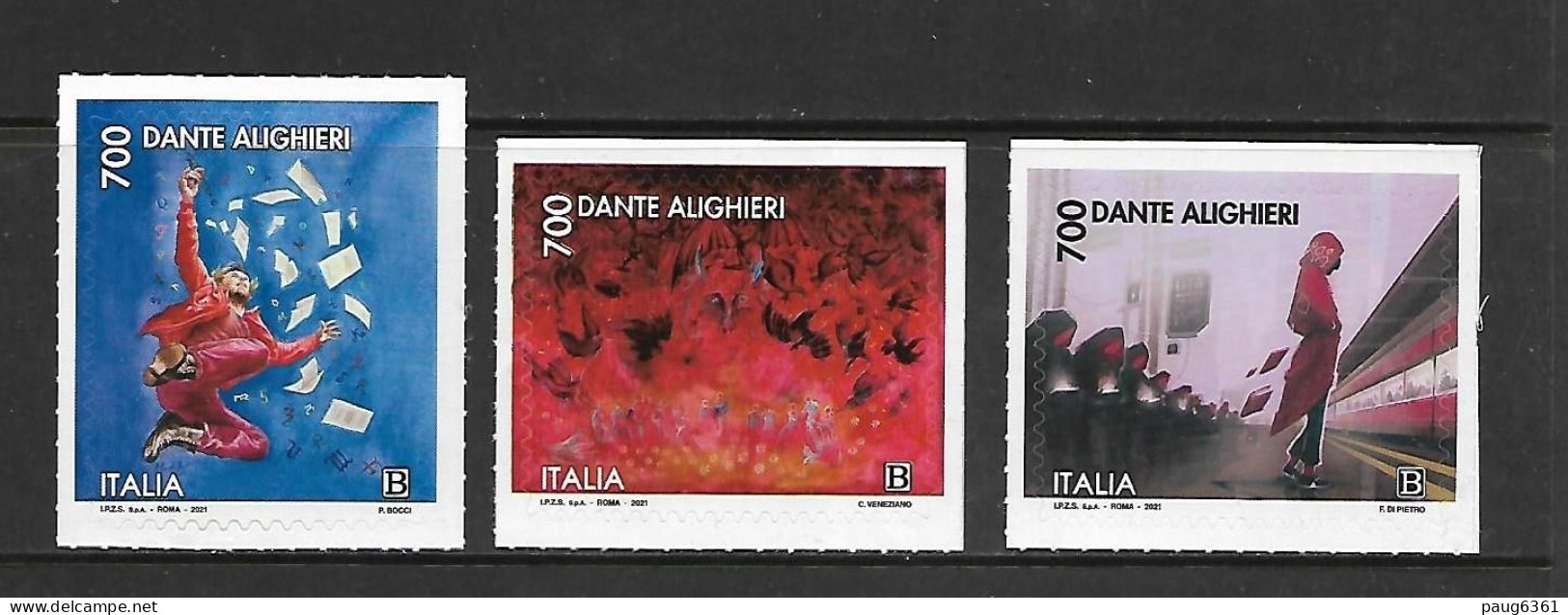 ITALIE 2021 TRAINS-Dante Alighieri  YVERT N°NEUF MNH** - Trenes